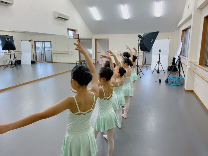 パンフレット写真撮影 バレエスタジオ ミモザ